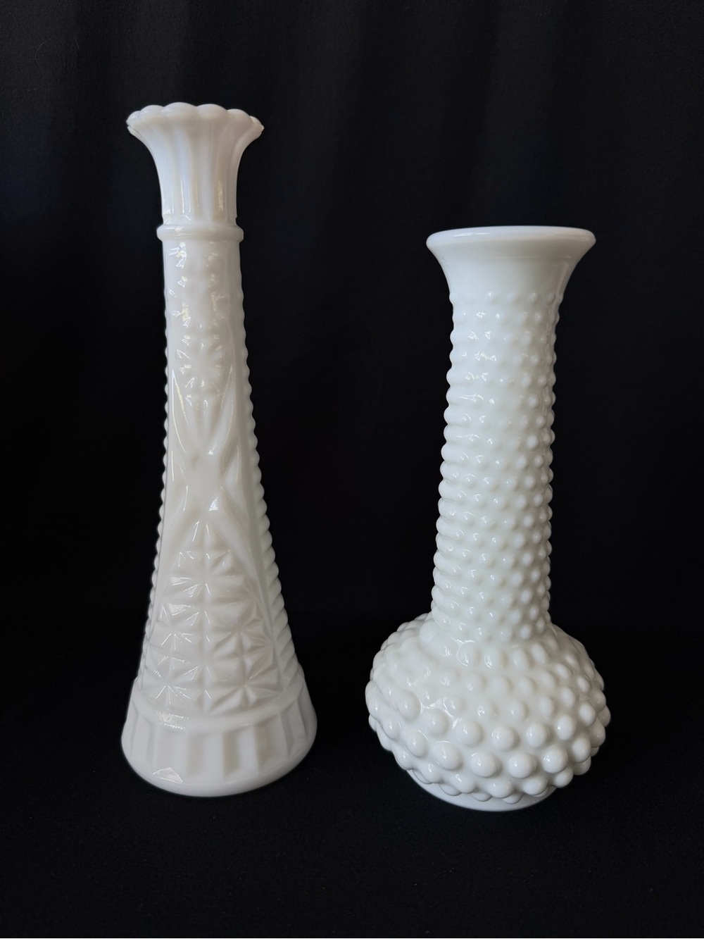 2 Vases - Anchor Hocking & EO Brody